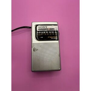 Vintage Sony ICF-S10MK2 Pocket‎ AM/FM Radio Portable Travel